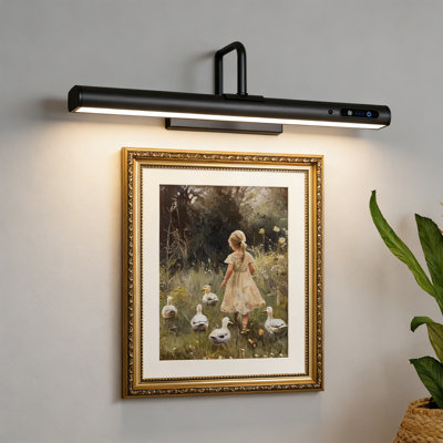 Cordless Magnetic Picture Light, Rechargeable LED Art Lamp with 72H Battery Life