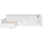 Wood Twin Size L-shaped Platform Bed with Trundle and a Drawer, White(Old SKU:N7090001045K, Expected Arrival Time: 12.18)-619341164