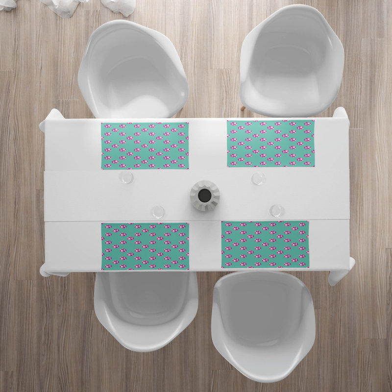 Polyester Geometric Rectangle Placemat