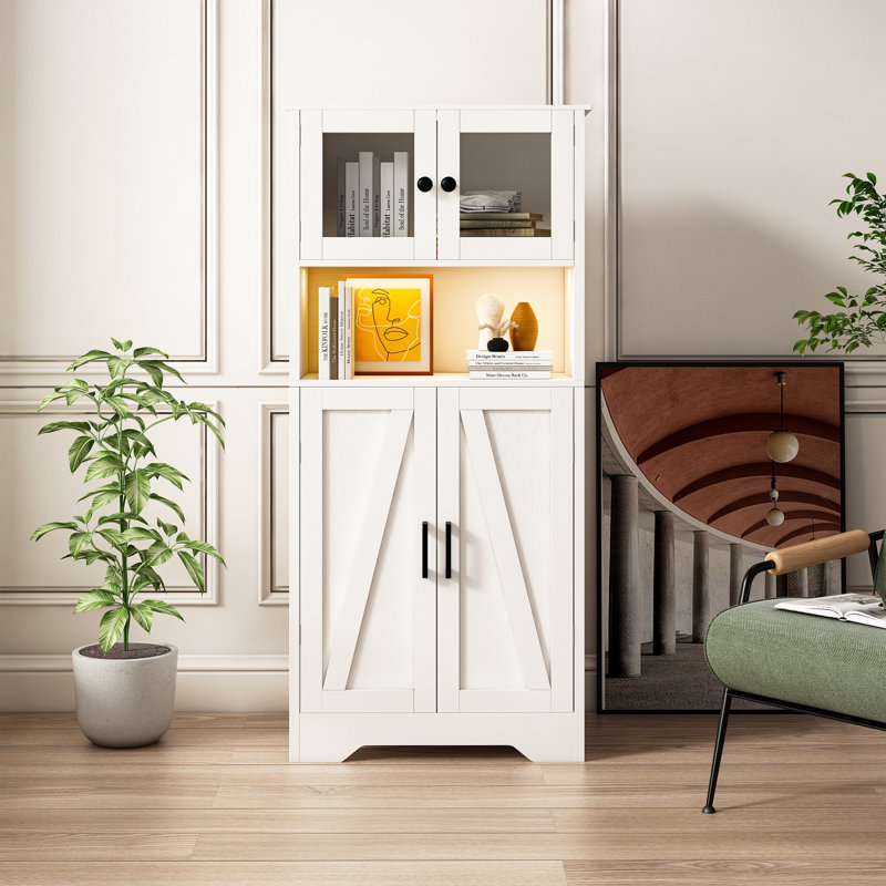 Tsubaki 50.39'' Kitchen Pantry