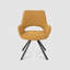 Picasso 45cm H Polyester Upholstered Metal Armchair-2118166797