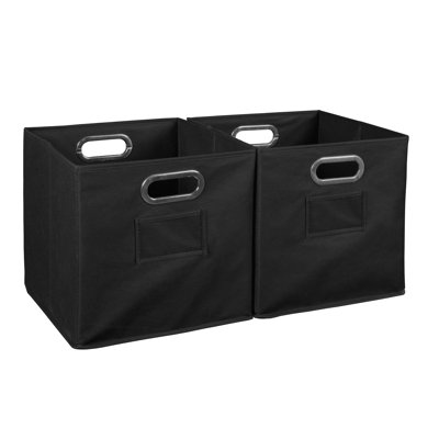 Niche Cubo Foldable Fabric Storage Bin with Label Holder