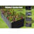 8×4×1.5 Ft Galvanized Raised Garden Bed, Outdoor Planter Garden Boxes Large Metal Planter Box For Gardening Vegetables Fruits Flower-1990705853-1990705855