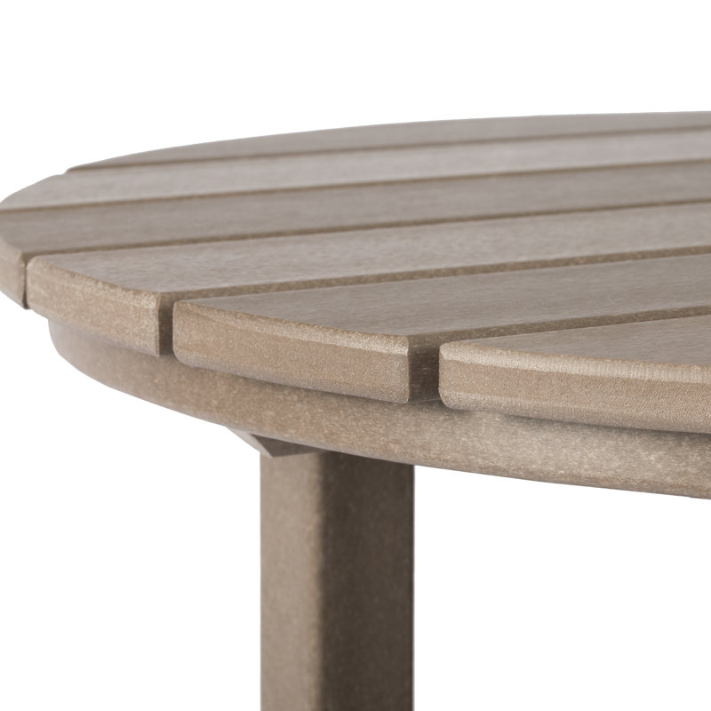 Tabouret de comptoir d'extérieur 24 po Laguna, Brun clair