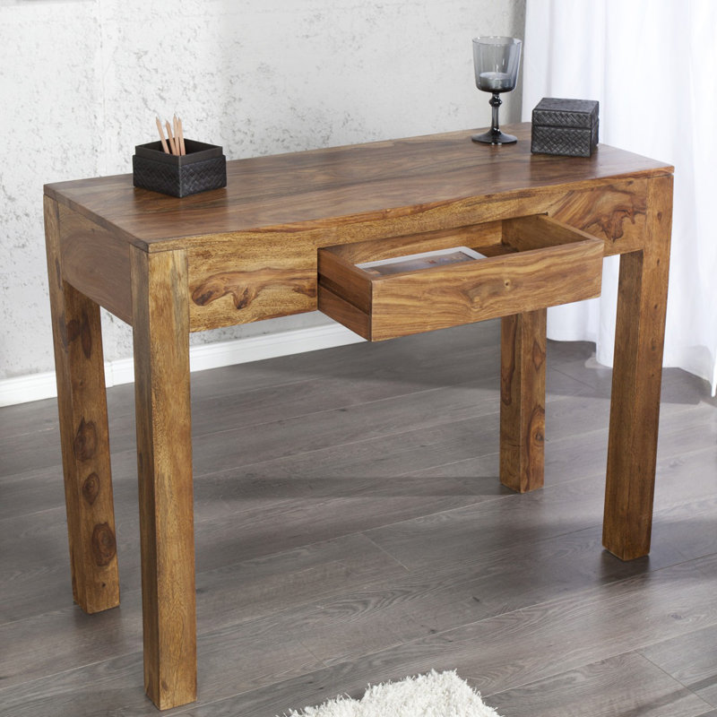 Theirry Solid Wood Top Writing Desk