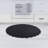 Bathroom Rugs - 2-Piece Cotton Bath Mat Set - Non Slip Rugs For Shower, Tub, Toilet, Or Vanity - Machine Washable Bathroom Runner (Black)-1299659496