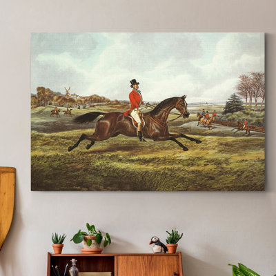 Reproduction d’art sur toile « the English Hunt V »