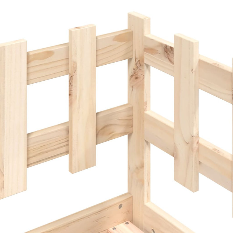 Mykalah Solid Wood, Black, Single (3')