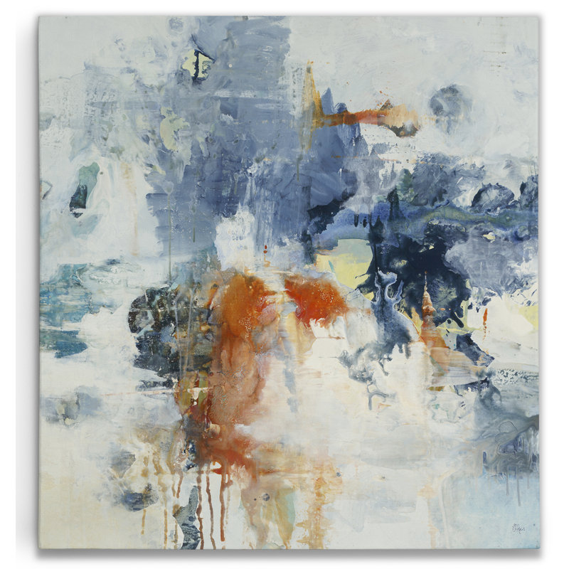 « free to flow i v1 », reproduction d’art sur toile tendue, H 32 po x l 32 po x P 1 po