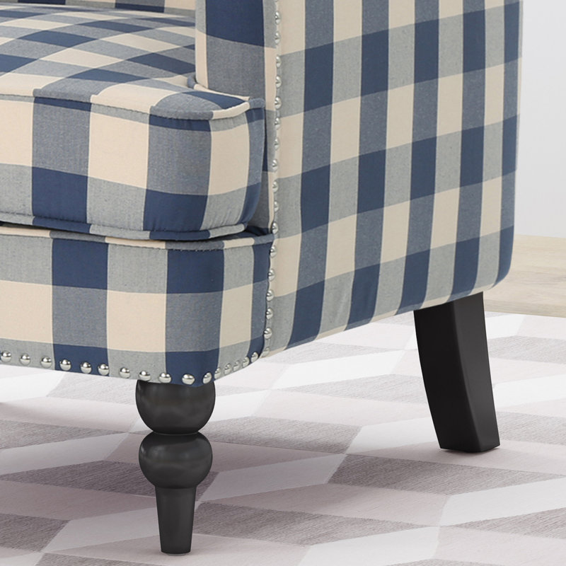  Fauteuil club Harrison Blue Buffalo