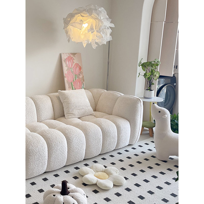 Light Luxury Style Paper & Stainless Steel Floor Lamp