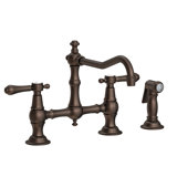 Chesterfield Kitchen Bridge Faucet with Side Spray