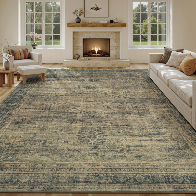 Tapis brun 8 pi x 10 pi