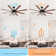66 Inch Ceiling Fan With 6 Speed Wind 8 Blades Remote Control Reversible Dc Motor With Light