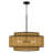 Teton 5-Light Matte Black Pendant Light