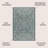 Massimo Bohemian Medallion Textured Weave Teal/Gray Indoor/Outdoor Rug-1294391248