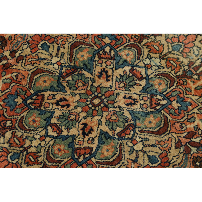 Antique One-of-a-Kind 4'2X6'10 Hand Knotted Area Rug