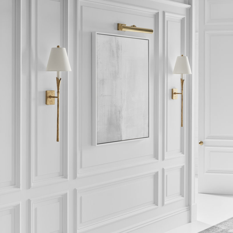 Chapman and Myers Aiden Large Tail Sconce, Gilded Iron