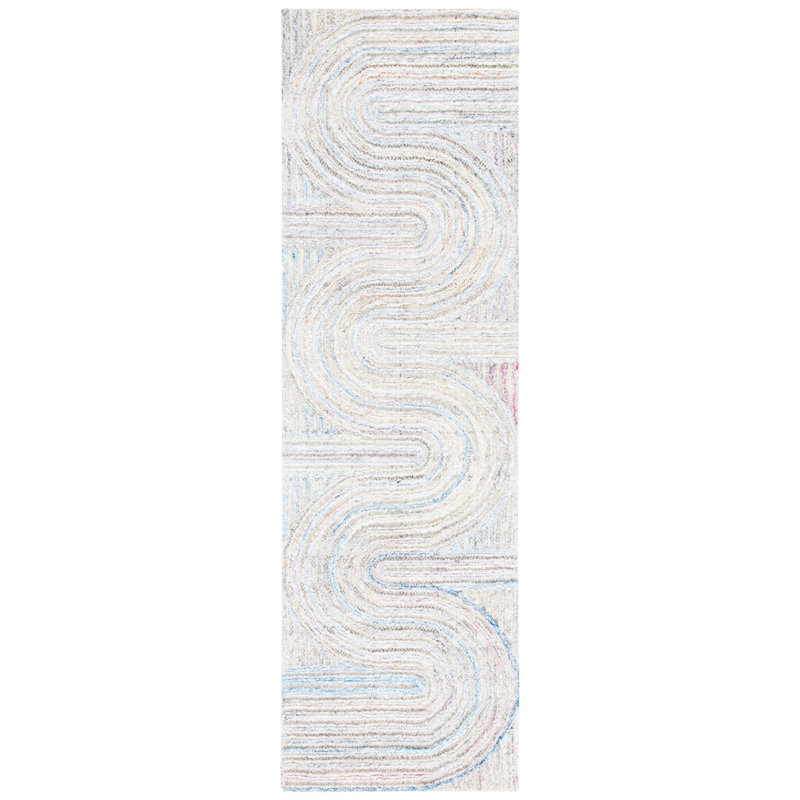 Stalter hand-tufted performance carpet, Tapis de couloir 2 pi 3 po x 8 pi