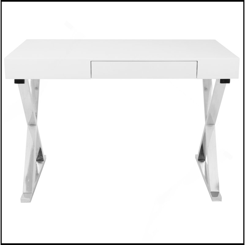 Bureau contemporain blanc par Lumisource