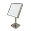 Miroir de salle de bain autoportant en aluminium anodisé-100043313
