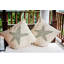 Housse et insert de coussin décoratif étoile de mer Landis PAN599-602802392-602802389