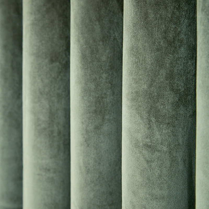 Escala Lined Curtains 66X54''sage, Sage, 228cm Width x 183cm Drop
