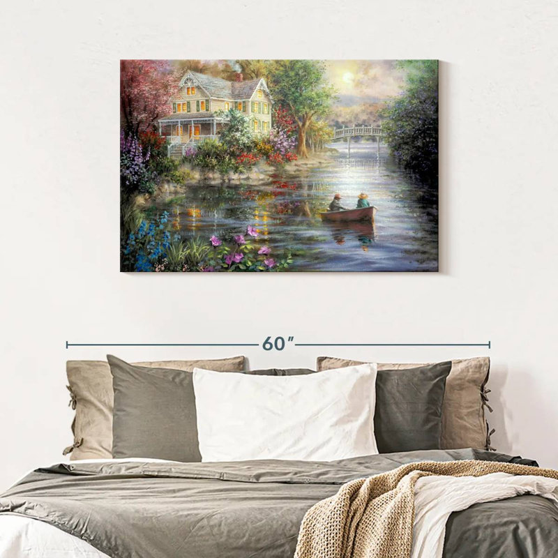 Lilie The Evening Reflections, 30" H x 45" W