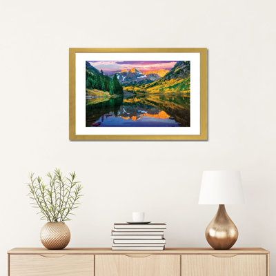 «Rise and Shine, Maroon Bells, Aspen Colorado» par Susanne Kremer - reproduction de photo