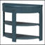 Console demi-lune avec tiroir et 2 tablettes-272522662