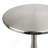 Metal Accent Table In Brushed Nickel