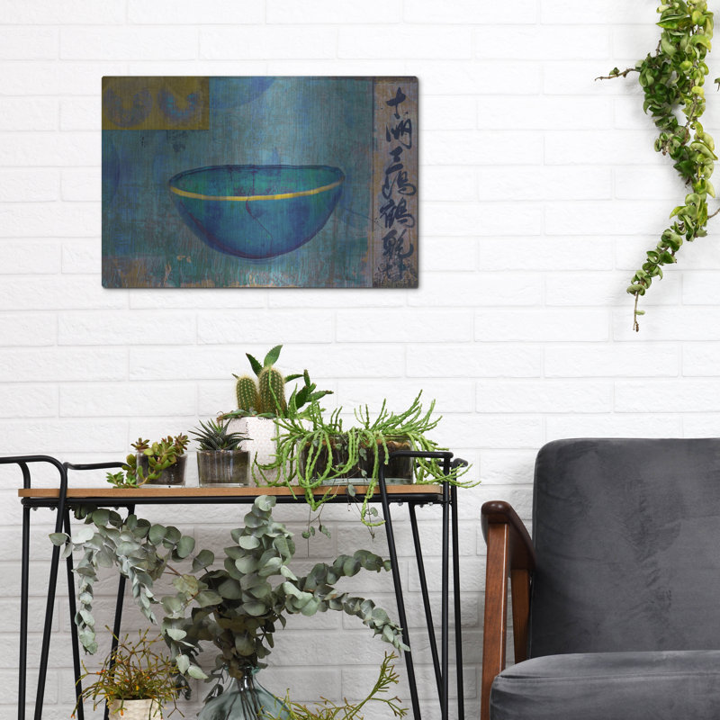 «Blue Bowl» par Elena Ray, H 12 po x l 16 po
