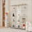 Durable Tempered Glass Display Cabinet With Bluetooth LED, Lock, And Casters For Versatile Storage And Display In Various Rooms-198399363
