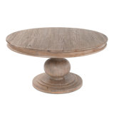 Beatriz Round Pine Wood Dining Table