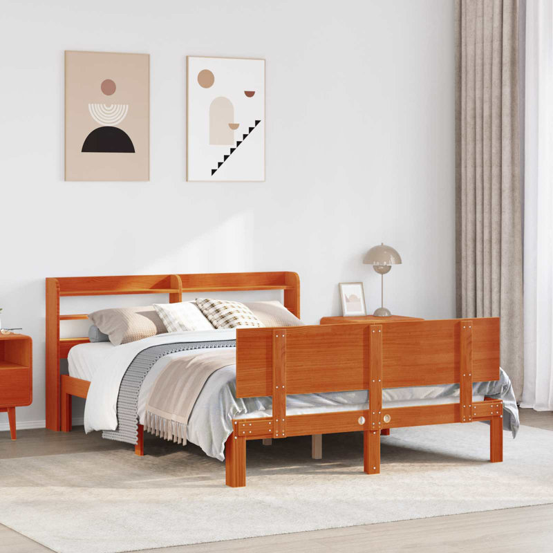 Solid Wood Bed, Kingsize (5')
