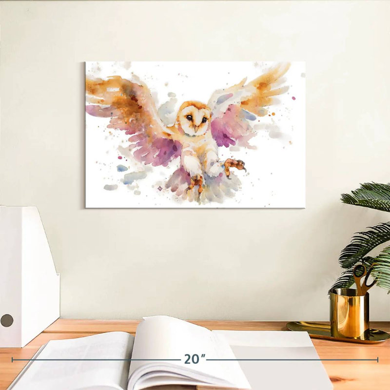 Brampt Twilight Owl, 8" H x 12" W