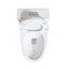 Petite toilette compacte une pièce à double chasse