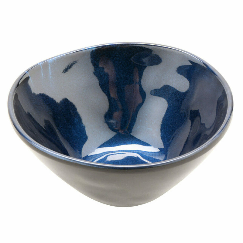 B-8-CSG - 8 oz. (Complet 12 oz.) Bol irrégulier, 5 po de diamètre, 2 po de profondeur, Bleu