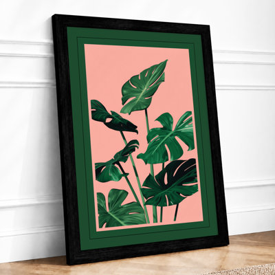 Potted Monstera Botanical - Framed Print