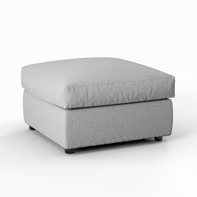 70cm Wide Square Solid Colour Standard Ottoman
