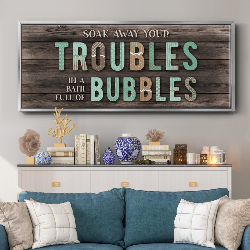 Troubles Bubbles - Toile encadrée