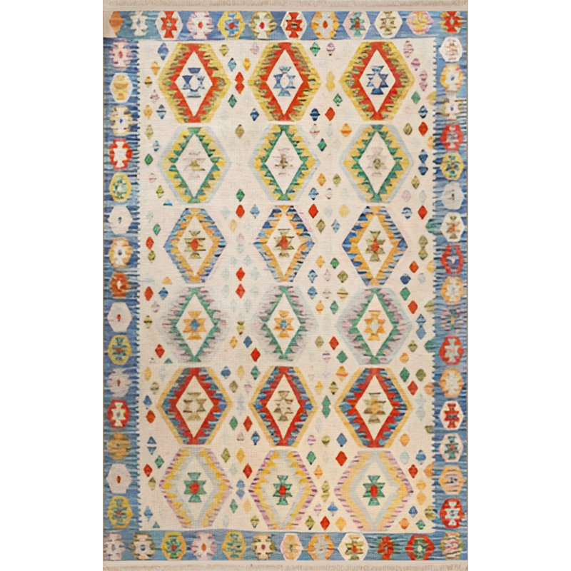 Tapis intérieur / extérieur Kirrah, Rectangle 3 pi 4 po x 6 pi 7 po