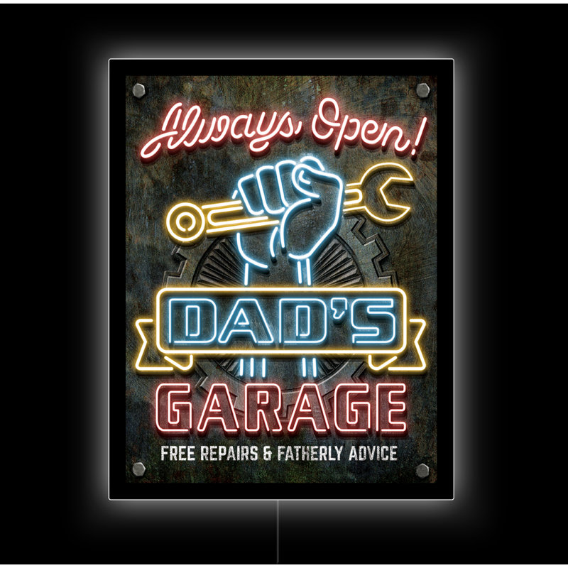 Enseignes lumineuses DEL DADS GARAGE