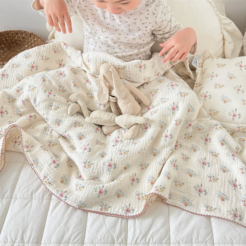 Couverture mignonne pour bébé en coton
