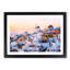 Oia Santorini Skyline in Greece - Picture Frame Graphic Art Print-56860871-56860872