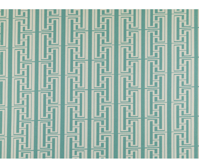 Tissu à rayures Hudson Tobi Fairley, Jade