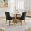 Ensemble de 2 chaises en chenille de style moderne-819589432