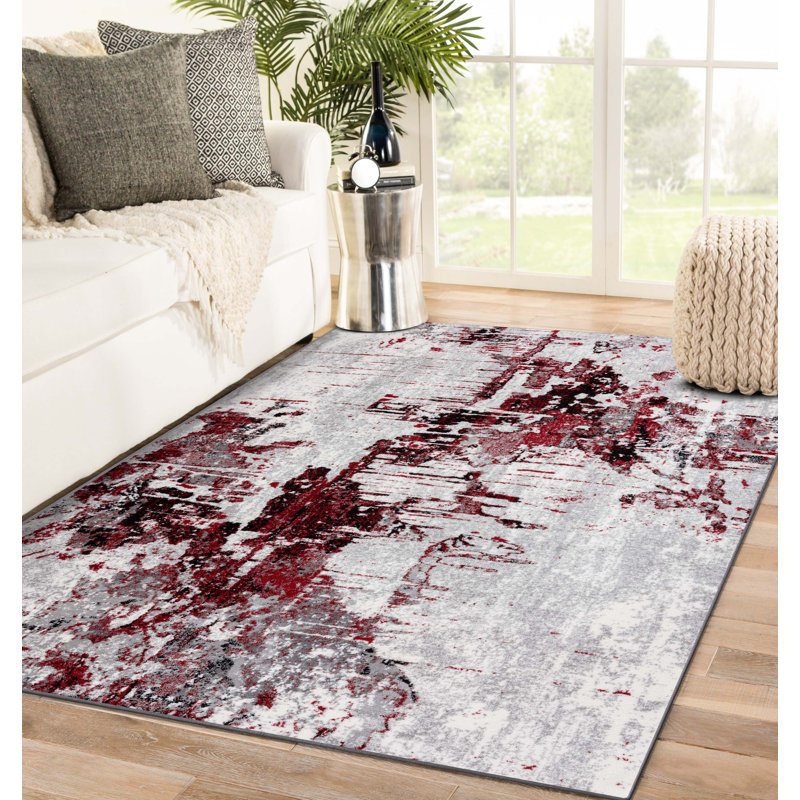 Thorold Abstract Indoor Rug, Rectangle 5' x 7'
