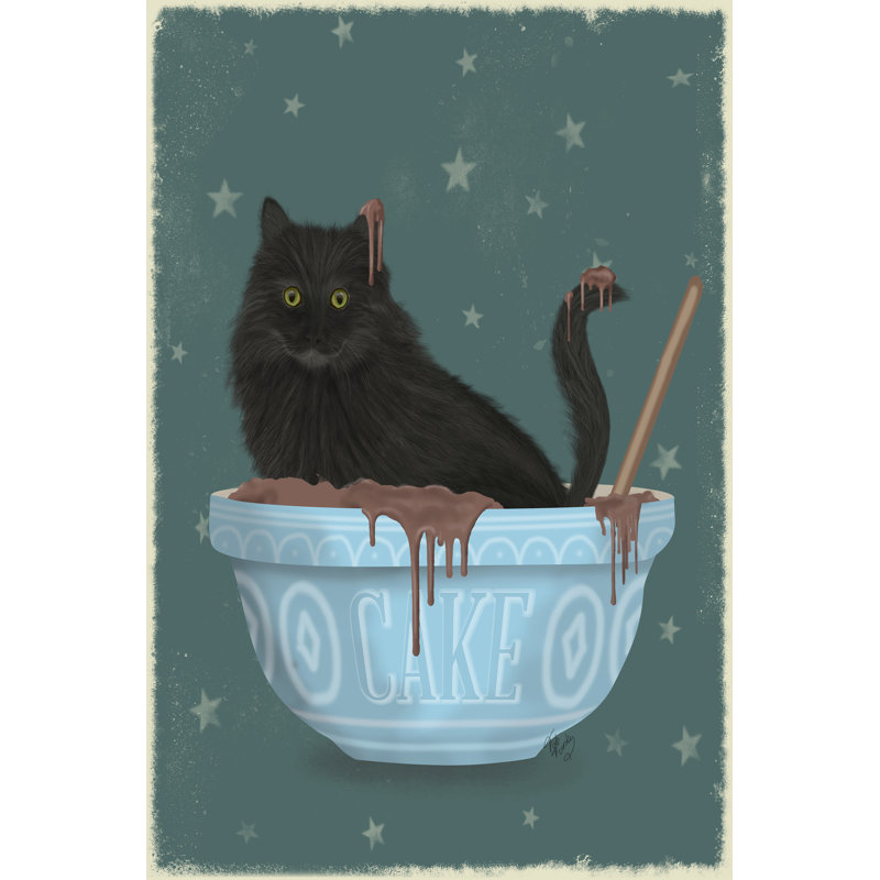 Bol à mélanger Black Cat, H 36 po x l 24 po x P 1,25 po