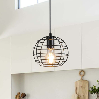 Luminaire suspendu pour îlot de cuisine 1 lumière Makinly
